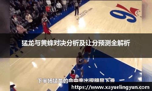 猛龙与黄蜂对决分析及让分预测全解析