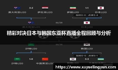 精彩对决日本与韩国东亚杯直播全程回顾与分析